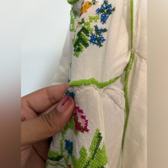 farm rio Tropical Romance Off White Maxi Dress - Picture 8 of 10